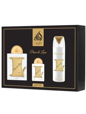 Lattafa PRIDE PEACE & LOVE EDP 100ml + EDP 20ml + DEO 200ml